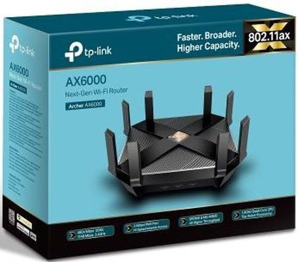 ARCHER AX6000 маршрутизатор TP-Link Archer 10/100/1000BASE-TX - 3