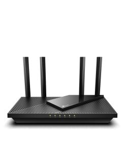 Archer AX55 Маршрутизатор TP-Link AX3000 Dual-Band Wi-Fi 6 Router, SPEED: 574 Mbps at 2.4 GHz  2402 Mbps at 5 GHz, SPEC: 4 Antennas, 1 Gigabit WAN - 3