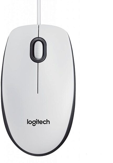 Мышь Logitech Mouse M100 USB White Ret - 1