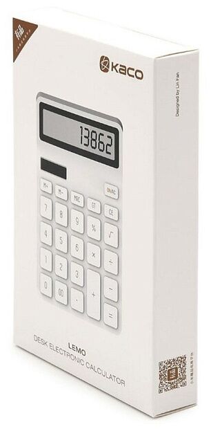 Калькулятор Kaco Lemo Desk Electronic Calculator (White) - 8