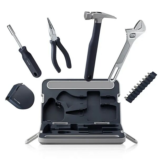 Набор инструментов HOTO Manual Tool Set QWSGJ002 (серый) - 4
